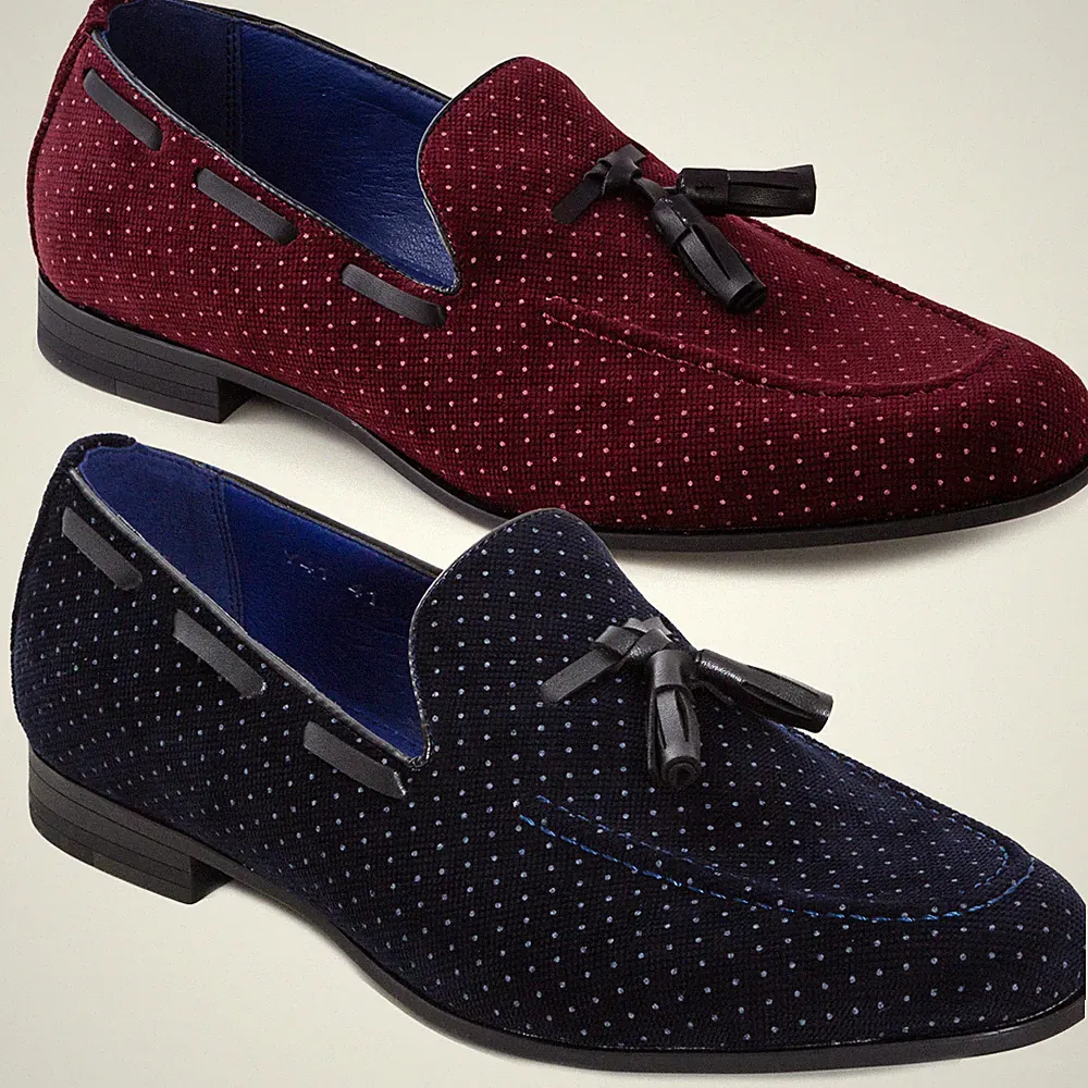 Herren College Schuhe Halbschuh Kunstleder Wildleder Polnisch Elegant Quasten Y41