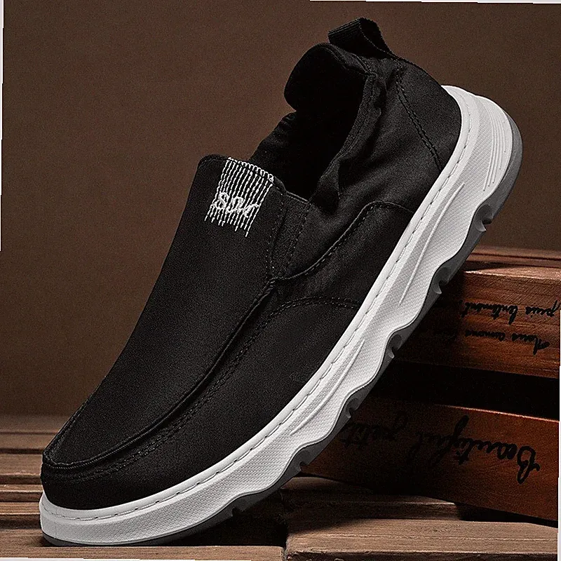 ‌Herren Cooling Canvas Slipper Halbschuhe - Atmungsaktiv Sommer Freizeit Sneaker