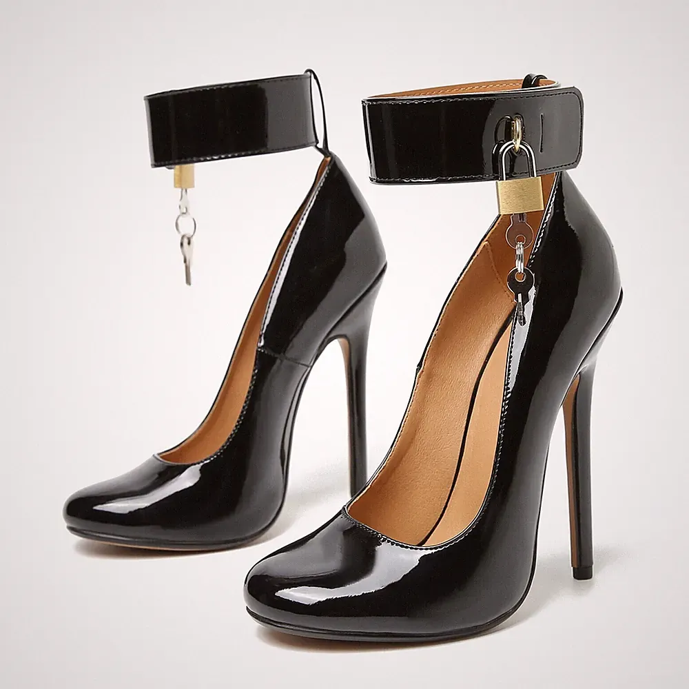 Herren Damen 15cm Stilettos Crossdresser Pumps High Heels Drag Queen Schuhe