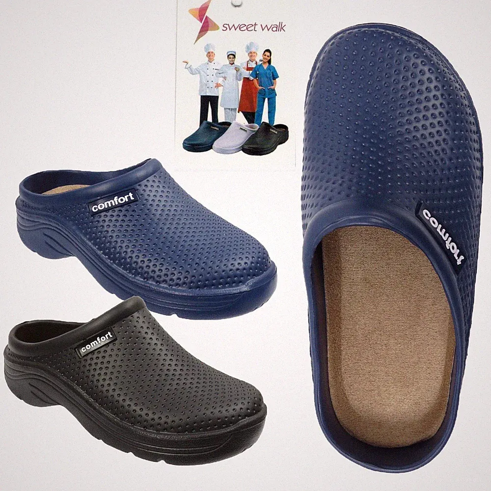 HERREN DAMEN KOMFORT GARTEN ARBEIT KRANKENHAUS WEICHE EINLEGESOHLE STRAND PANTOLETTEN CLOGS SCHUHE