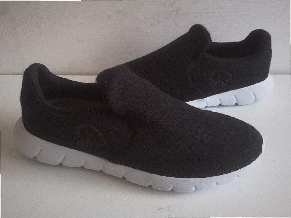 Herren Damen Schuhe Loafers GIESSWEIN Merino Slip - On M Gr 41 schwarz Wolle