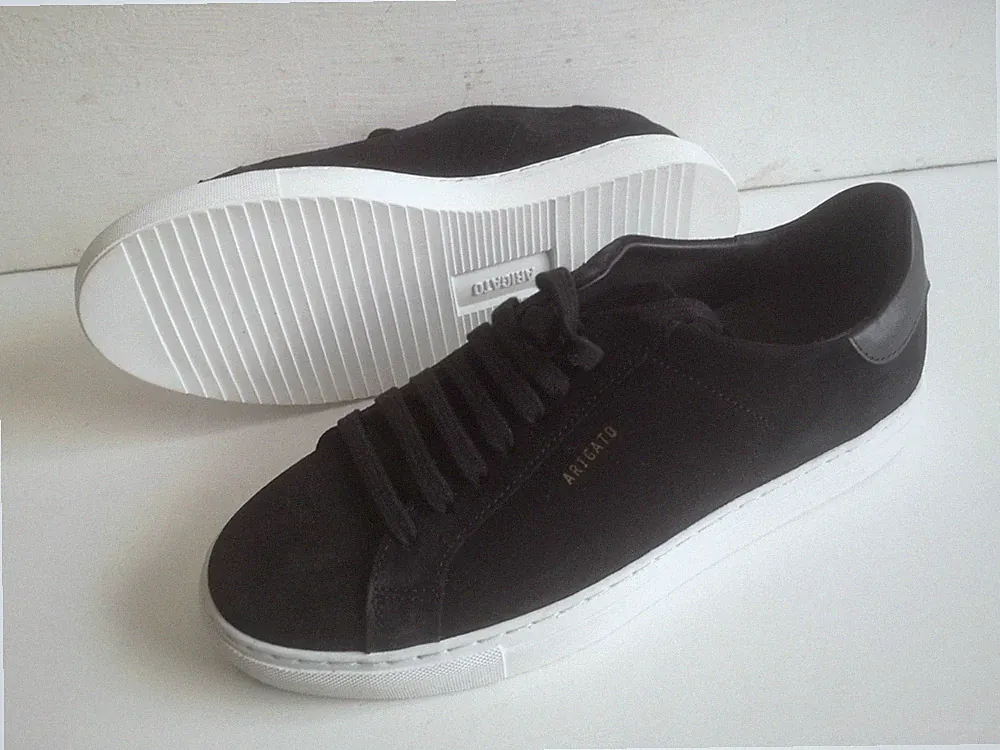 Herren Damen Schuhe Loafers Schnürer Axel Arigato Gr 40,5 UK7 schwarz Leder