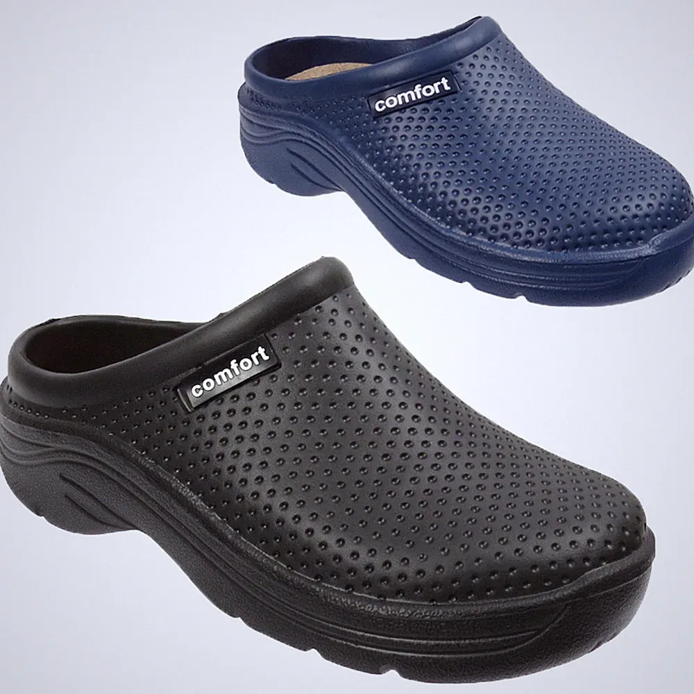 Herren Damen weiche Innensohle Arbeit Garten Krankenschwester Krankenhaus Damen Pantoletten Clogs Sandalen