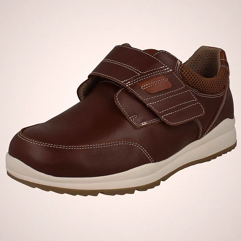 Herren DB Schuhe weite Passform Lederschuhe mit herausnehmbaren Einlegesohlen - Darwin