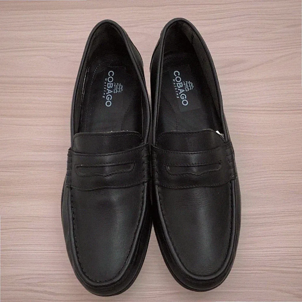 Herren Echtleder Halbschuhe COBAGO WALKING