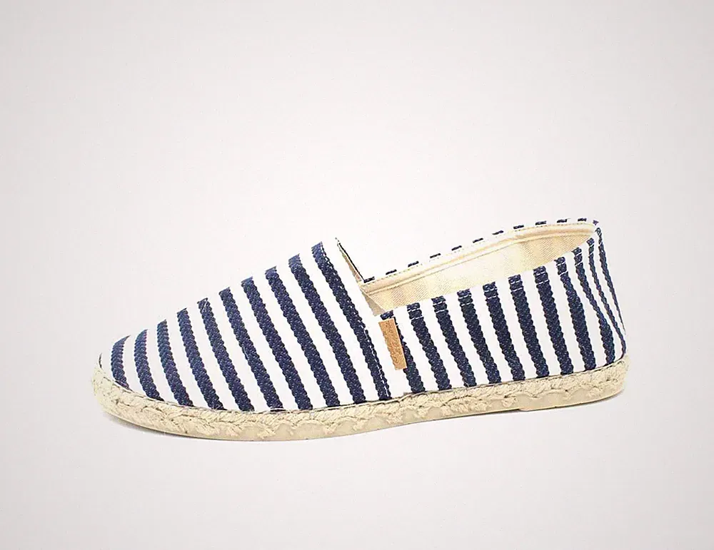 Herren Espadrilles Seil Sommer Espadrilles Halbschuhe Canvas Original Spanisch