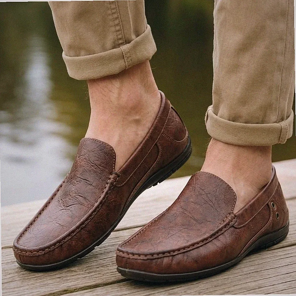 Herren Fahren Freizeit Boot Schuhe Schuhe Mokassin Slipper Smart Halbschuhe Neu Größe