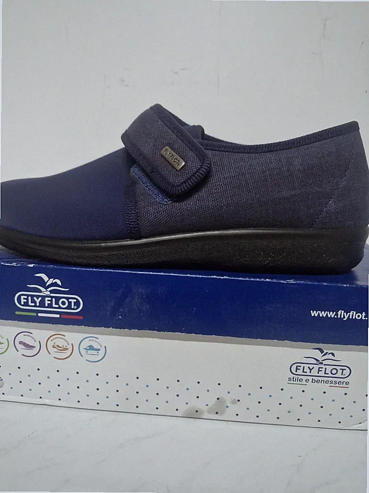 Herren Fly Flot Italien Komfort Verstellbar Stretch Slipper FlyFlot Größe UK