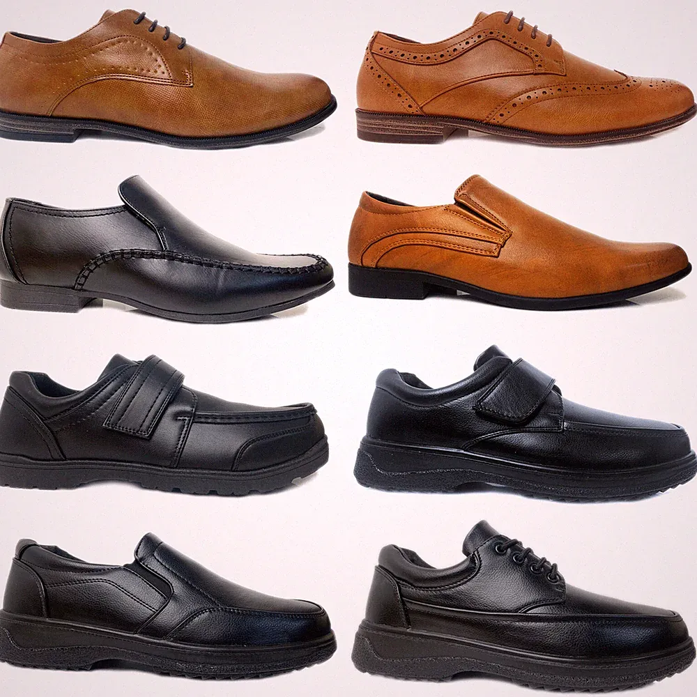 HERREN FORMELLE SCHUHE KUNSTLEDER ELEGANT HOCHZEIT BÜRO ARBEIT FREIZEIT STIEFEL MOKASSIN