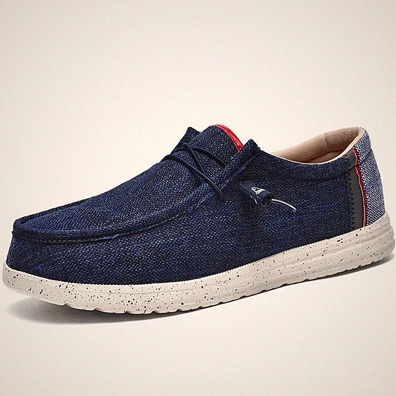 Herren Freizeit Canvas Schuhe, hochwertige atmungsaktive Halbschuhe.
