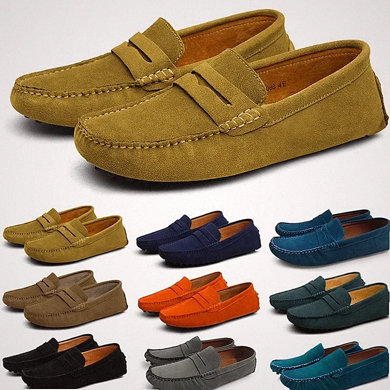 Herren Freizeit Slip On Schuhe Halbschuhe Mokassins Slipper Loafers Fahrschuhe