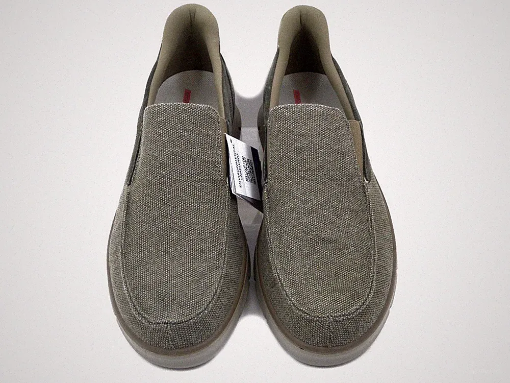 Herren Halbschuhe Easy Fit aus Wildleder und grünem Stoff herausnehmbares Fußbett IMAC