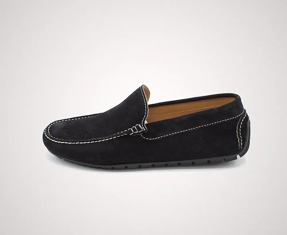 Herren Halbschuhe Echtleder Made in Italy Wildleder Sommer Wildlederschuhe