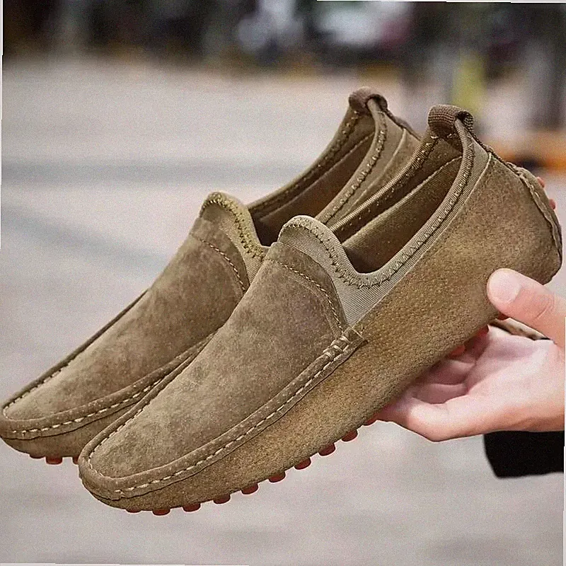 Herren Halbschuhe Grün Militär Sommer Slipper Freizeitschuhe Bequem Herren CF703XX