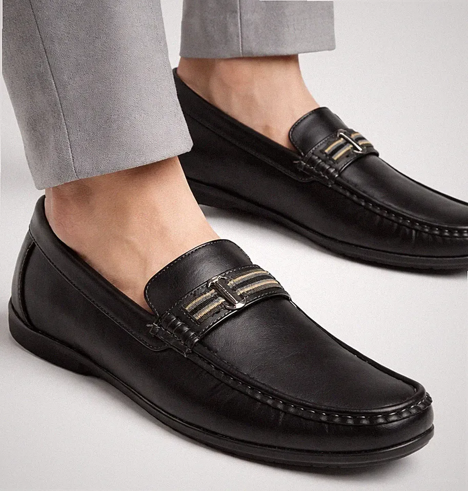 Herren Halbschuhe Slipper Fahren Schuhe Bequem Formell Schwarz Leger Mokassins Größe 7-10