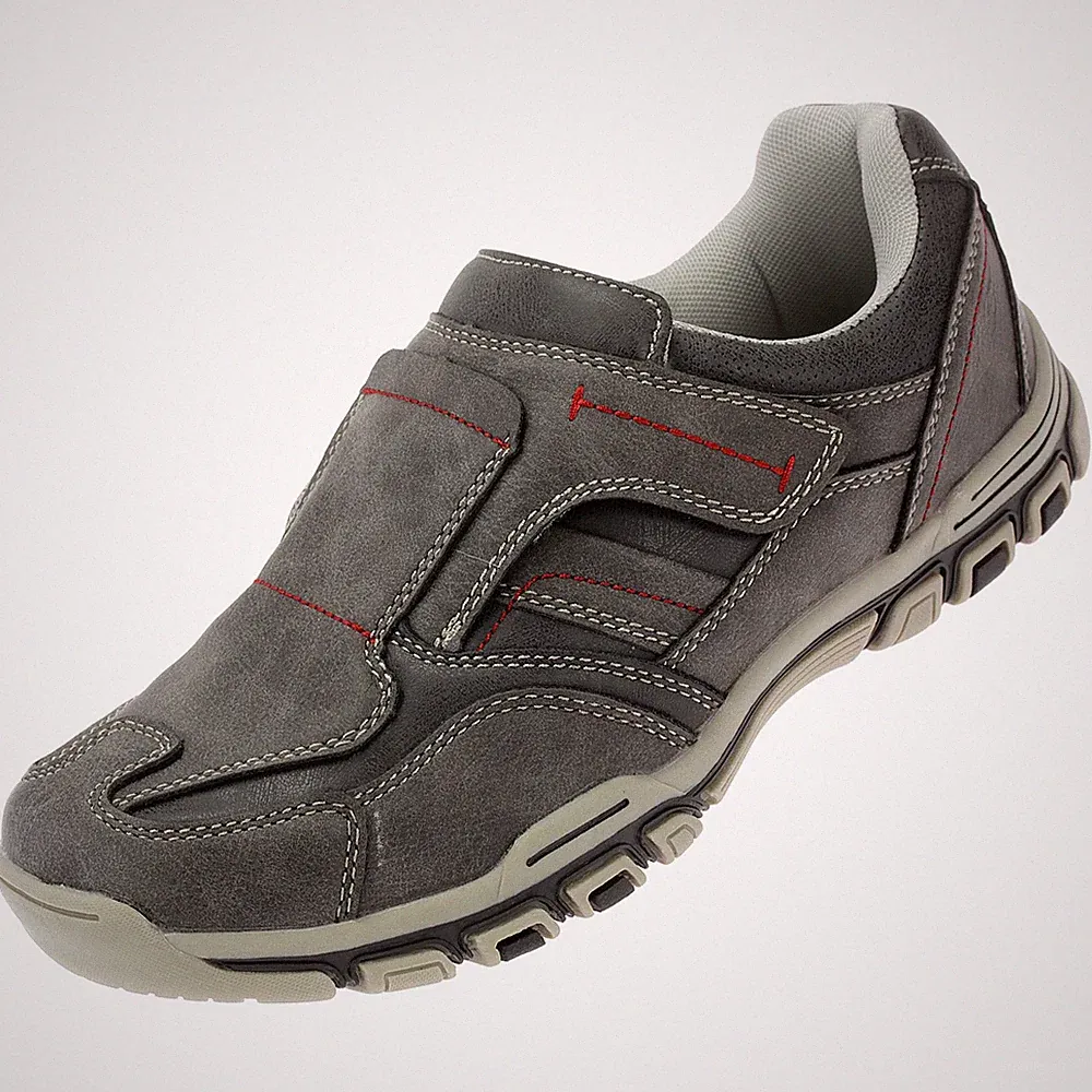 Herren Halbschuhe Slipper Freizeitschuh Herrenschuhe Garten Sneaker Grau NEU