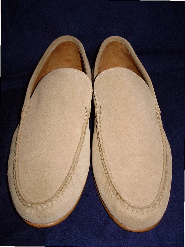 HERREN HALBSCHUHE WILDLEDER ROMANO MARTEGANI - 41 US 7 WILDLEDER LOAFERS HERRENSCHUHE