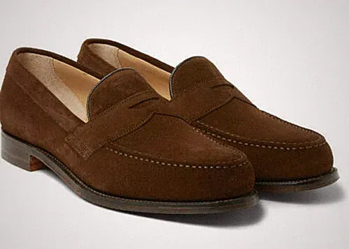 Herren Handarbeit Schuhe braun Wildleder Halbschuhe blau Futter rote Sohle Freizeit formelle Stiefel
