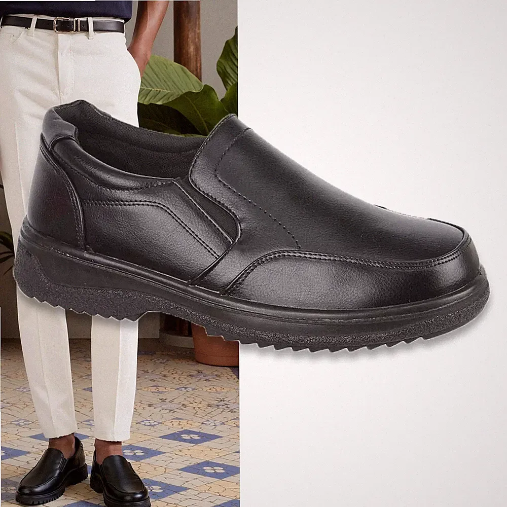 Herren Komfort Slipper Wanderschuhe Kunstleder Jungen Freizeit Fahren Halbschuhe Größen