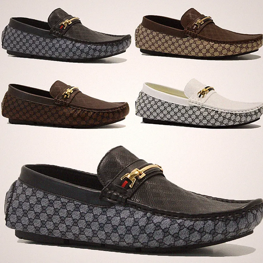 HERREN KUNSTLEDER SLIPPER HALBSCHUHE FREIZEIT FAHREN MOKASSIN BOOT DECK SCHUHE GRÖßE