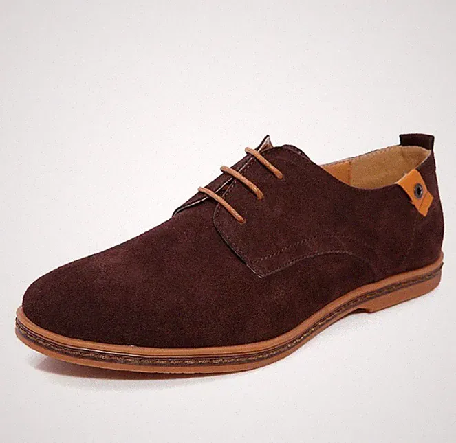 Herren Leder Casual Loafers Schuhe Hochzeitskleid Schuhe Wildleder Schuhe 38-48