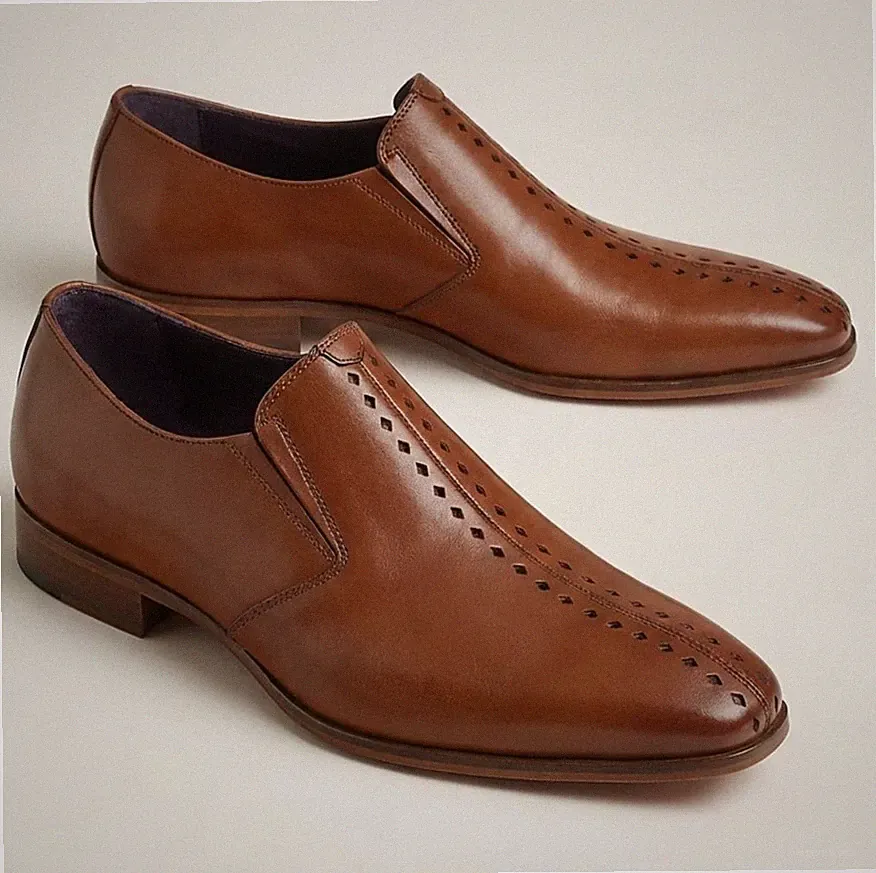 Herren Leder Formelle Schuhe Slipper Designer Herren Elegant Schuhe Halbschuhe Größe UK 7-12
