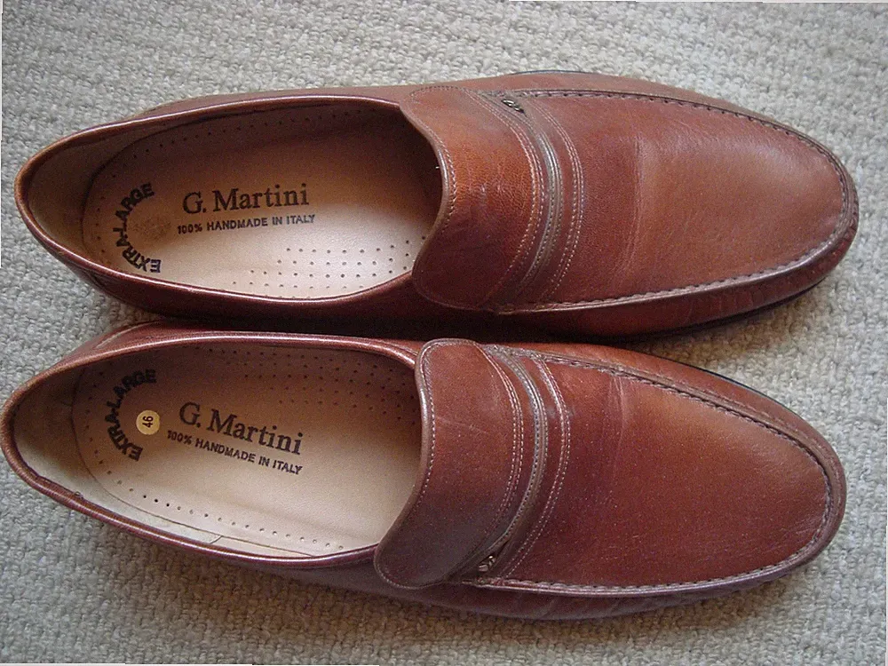 Herren Loafer Gr.46 "G.Martini" Handmade extra weit,Diabetiker?