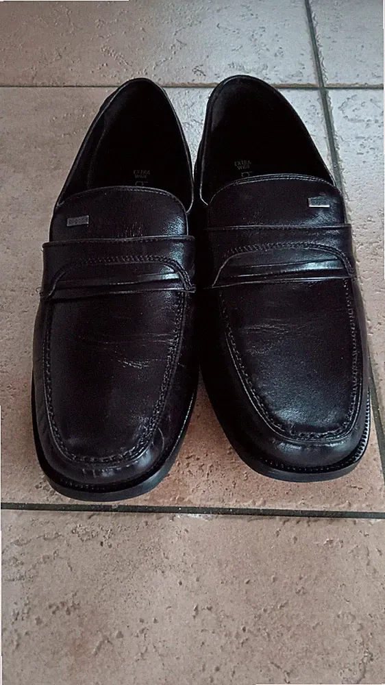 Herren Loafer Leder Bugatti handgenäht Gr.43 Braun Extra wide *WIE NEU*