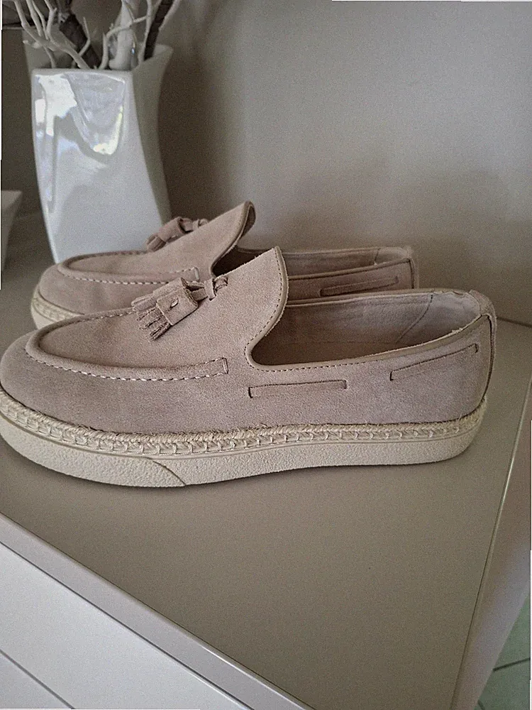 Herren Loafers aus Wildleder, Gr. 39