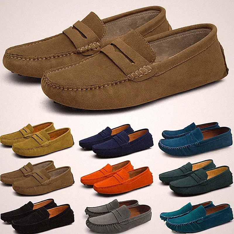 Herren Loafers Kunstwildleder, Mokassins, Slipper, Hausschuhe & Boatschuhe