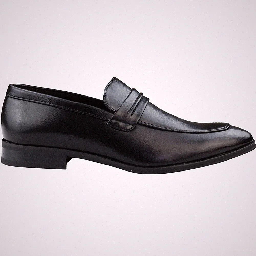 Herren Mokassin Loafer Schuhe Ledergefütterter Schlupf Eleganter Formaler