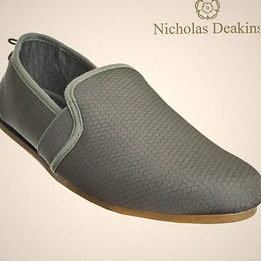HERREN NICHOLAS DEAKINS TOMS SPORTSCHUHE LEINEN HALBSCHUHE PUMPS SCHUHE TURNSCHUHE GRÖßE UK