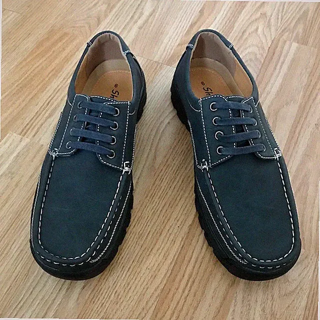 Herren ORTHOPÄDISCH DIABETIKER Marine Halbschuh Mokassin Leger Fahren Boot Schuh Leger GRÖSSE
