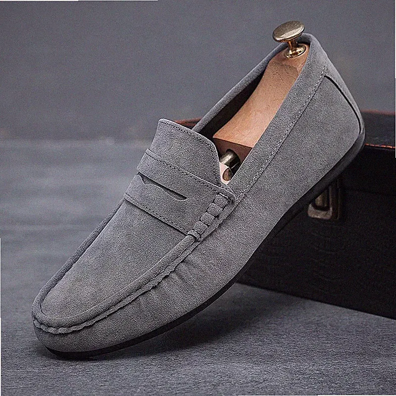 Herren Schuhe Halbschuhe Fahrschuhe Mokassins Slipper Loafers Freizeit G39-44