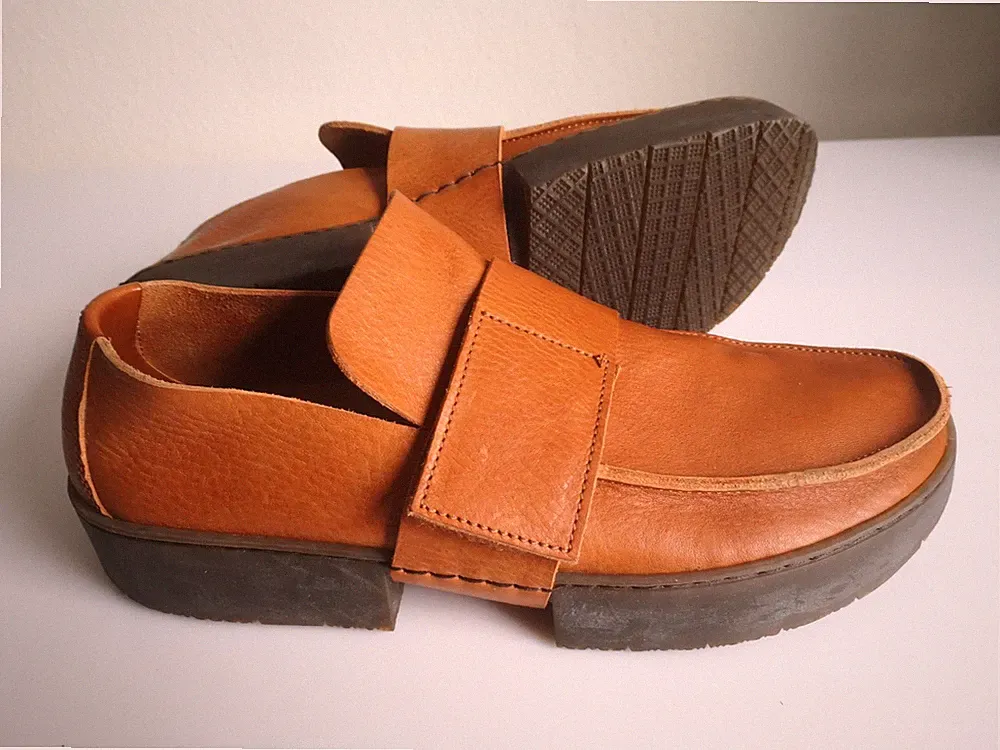 Herren Schuhe Loafers Deckschuhe TRIPPEN Sport Casual m Gr 43 cognac braun Leder