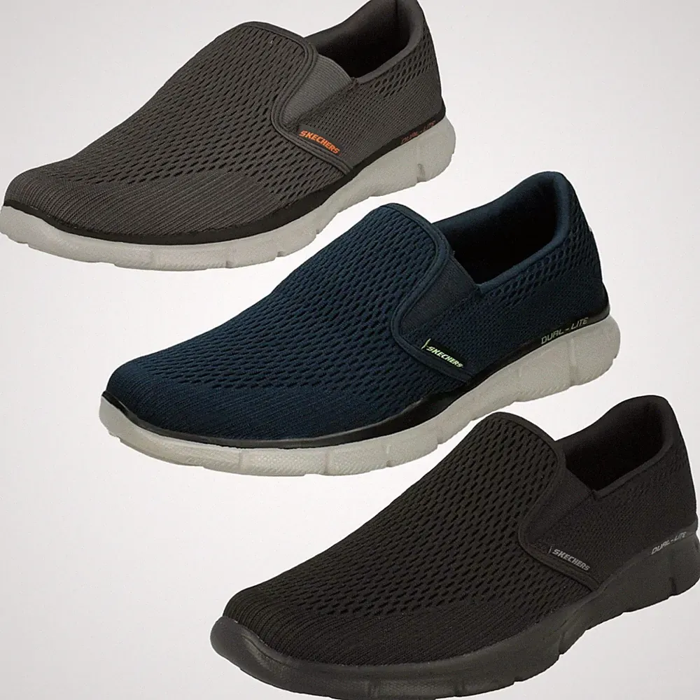 Herren Skechers Memory Foam Wanderschuhe "Double Play"