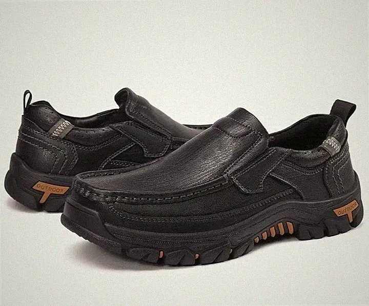 Herren Slip-On Loafer, Walking Schuhe, Gr. 42