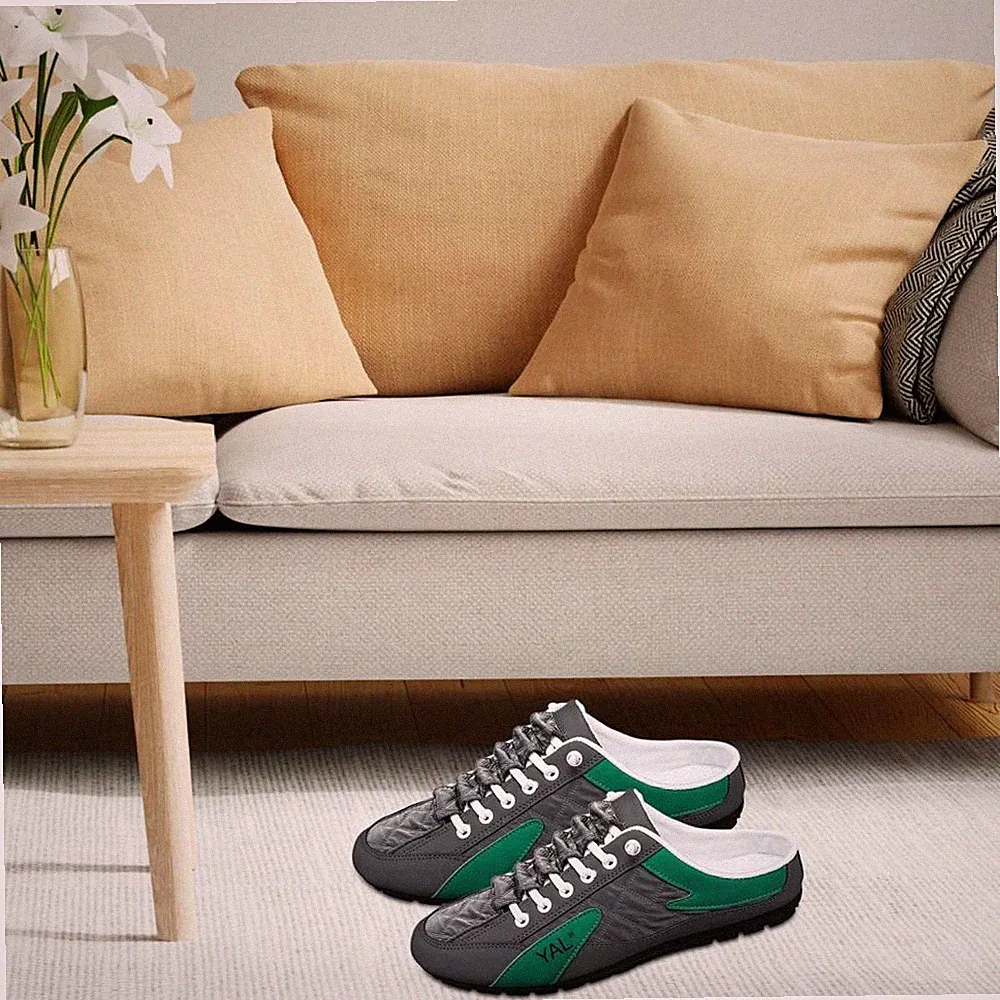 Herren Slip on Mule Sneakers Herren Casual Sportschuhe Loafers Hausschuhe Low