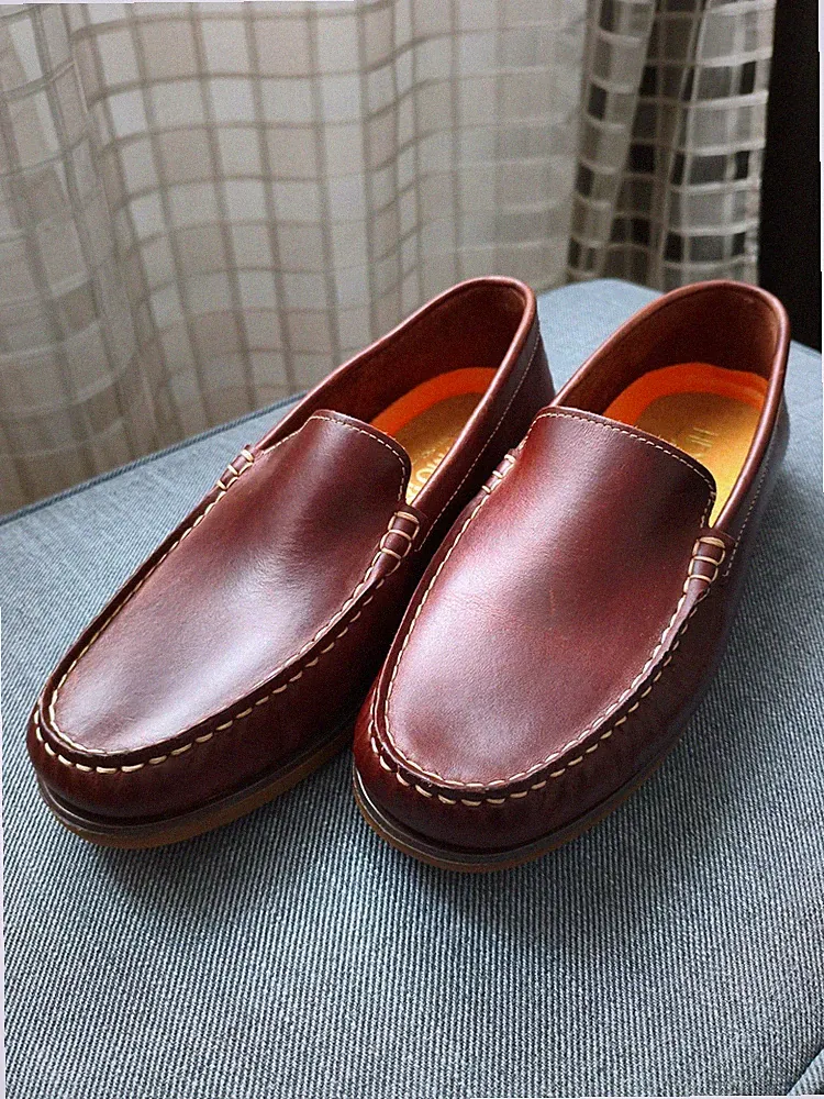 herren slipper 42 echt leder