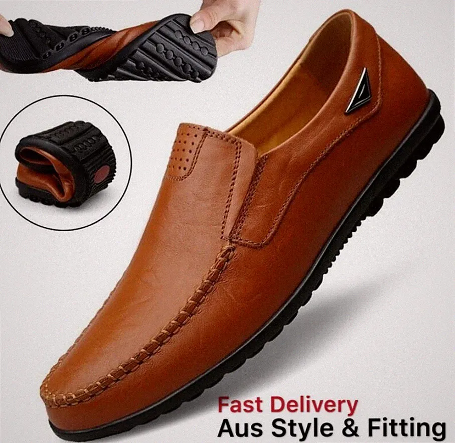 HERREN SLIPPER BOOT DECK MOKASSIN SCHUHE FREIZEIT ALLTAG BEQUEM HALBSCHUHE