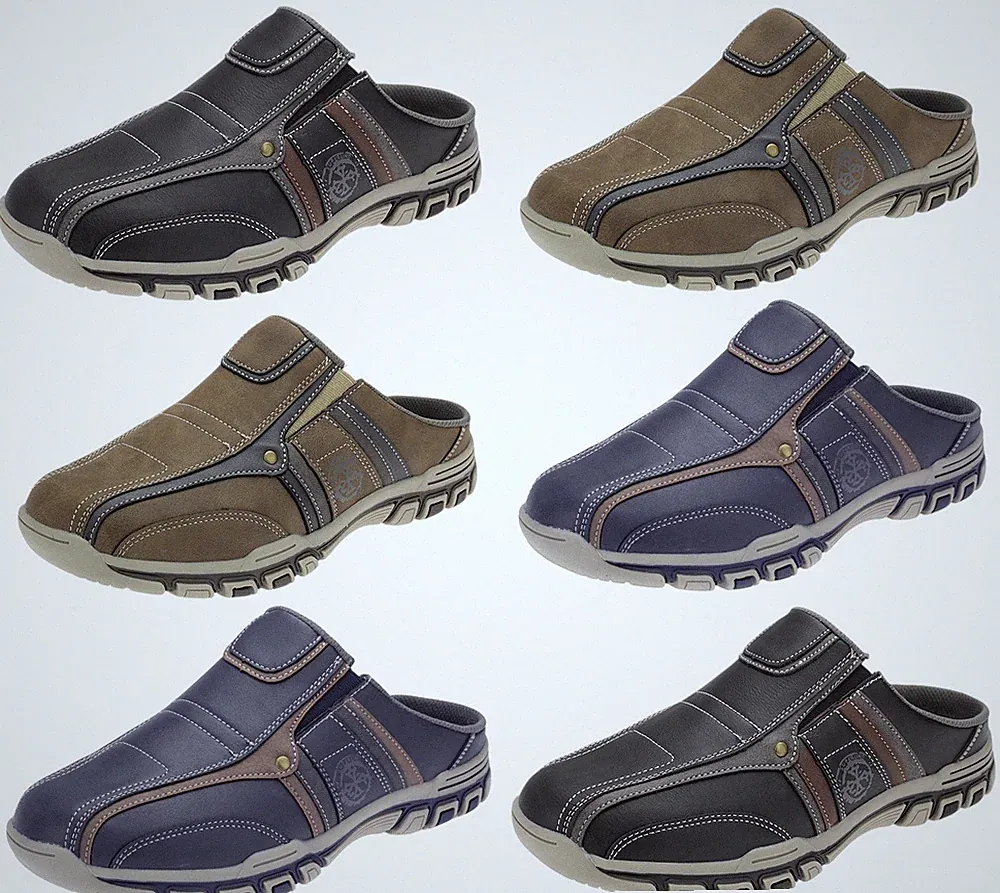 Herren Slipper Clogs Garten Sneaker Pantoletten Schlappen Schuhe Sabots 73899