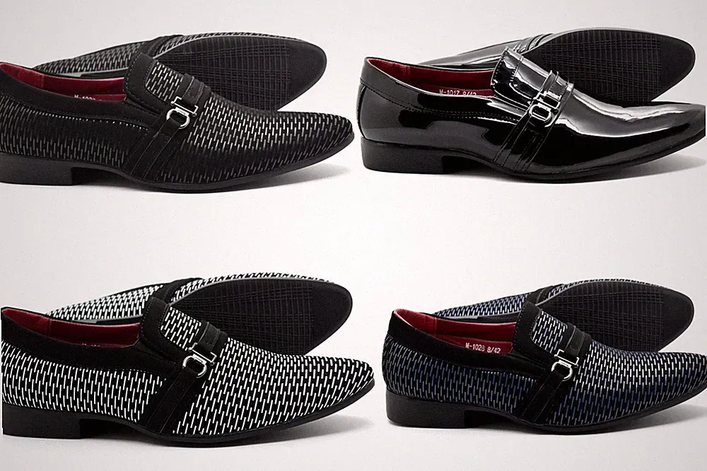 Herren Slipper Formell Leger Halbschuhe Smart Hochzeit Büro Italienisch Elegant Arbeitsschuhe