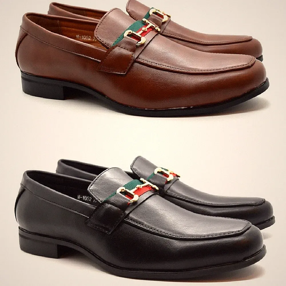 Herren Slipper Formell Leger Smart Halbschuhe Italienisch Büro Elegant Hochzeit Arbeit Schuhe