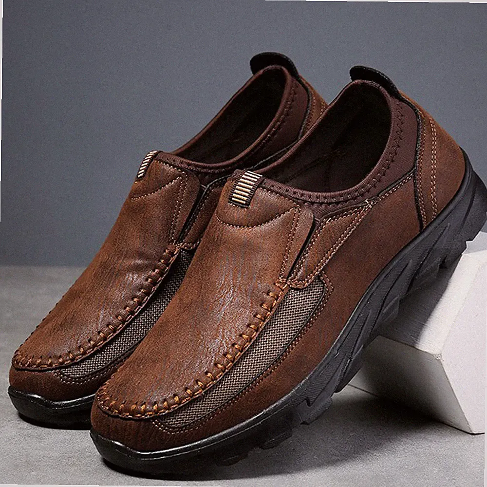 Herren Slipper Halbschuhe Freizeit Wandern Fahren Schuhe Leicht Bequem Deck Schuhe