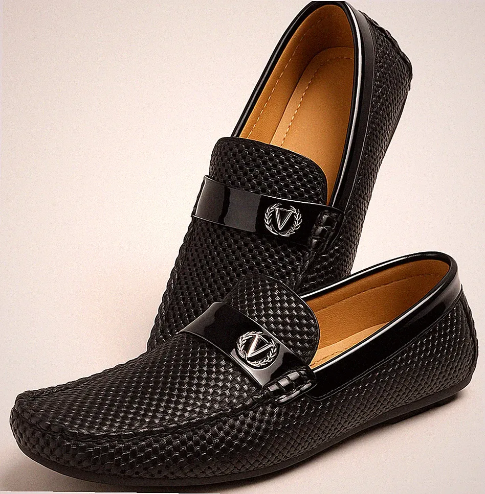 Herren Slipper Halbschuhe Leger Kunstleder Fahren Mokassins Halbschuh Elegant Schuhe
