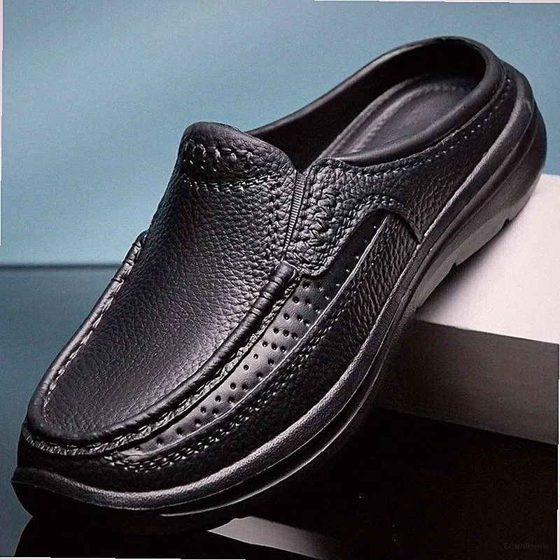 Herren-Slipper lässige Hausschuhe Outdoor-Schuhe mit offenem Fersenrücken