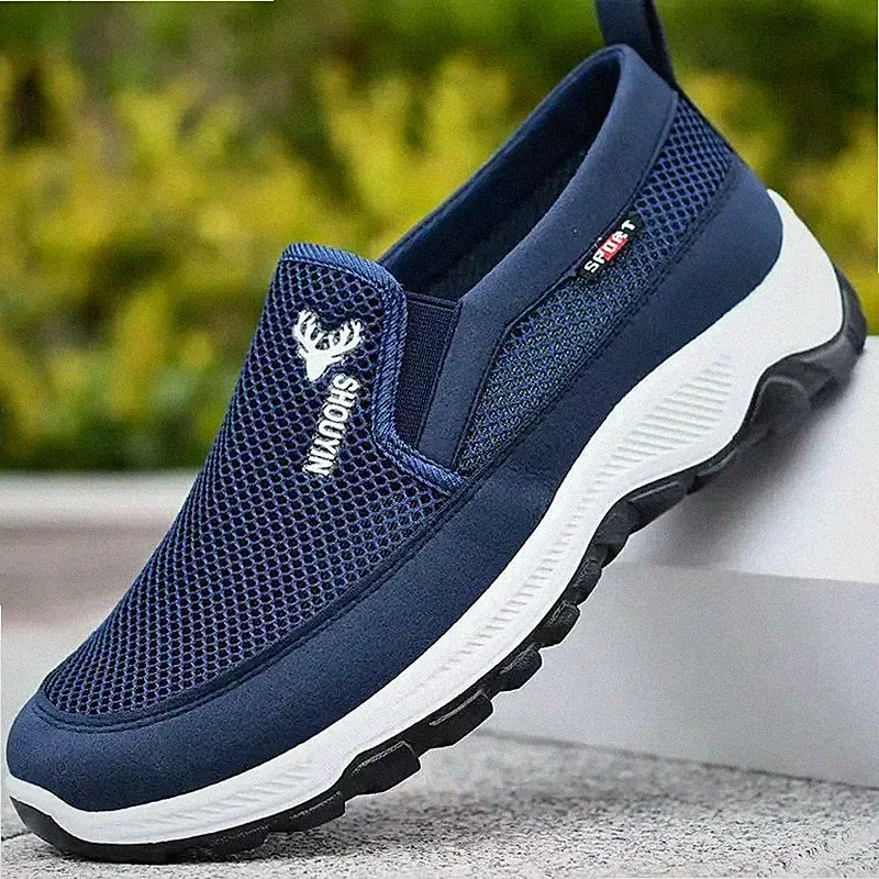 Herren Slipper Sneaker Freizeitschuhe Schlupfschuhe Stoffschuhe Slip-On Schuhe