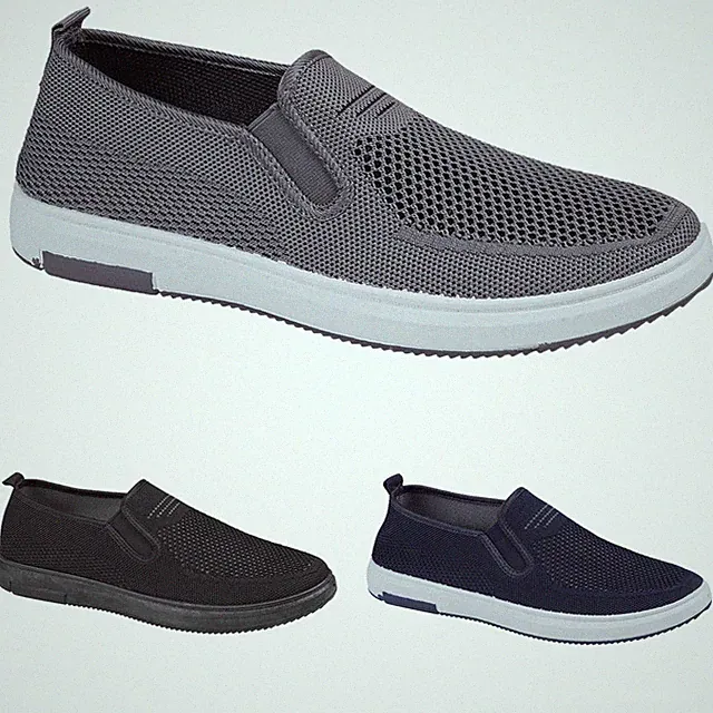 Herren Slipper Turnschuhe Wandern Komfort Schuhe Leicht Freizeit Halbschuhe Größe
