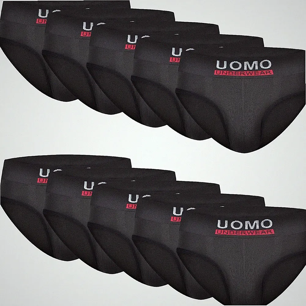 Herren Slips 5-10er Pack Mikrofaser Unterhosen Nahtlos Seamless Elastisch Sport