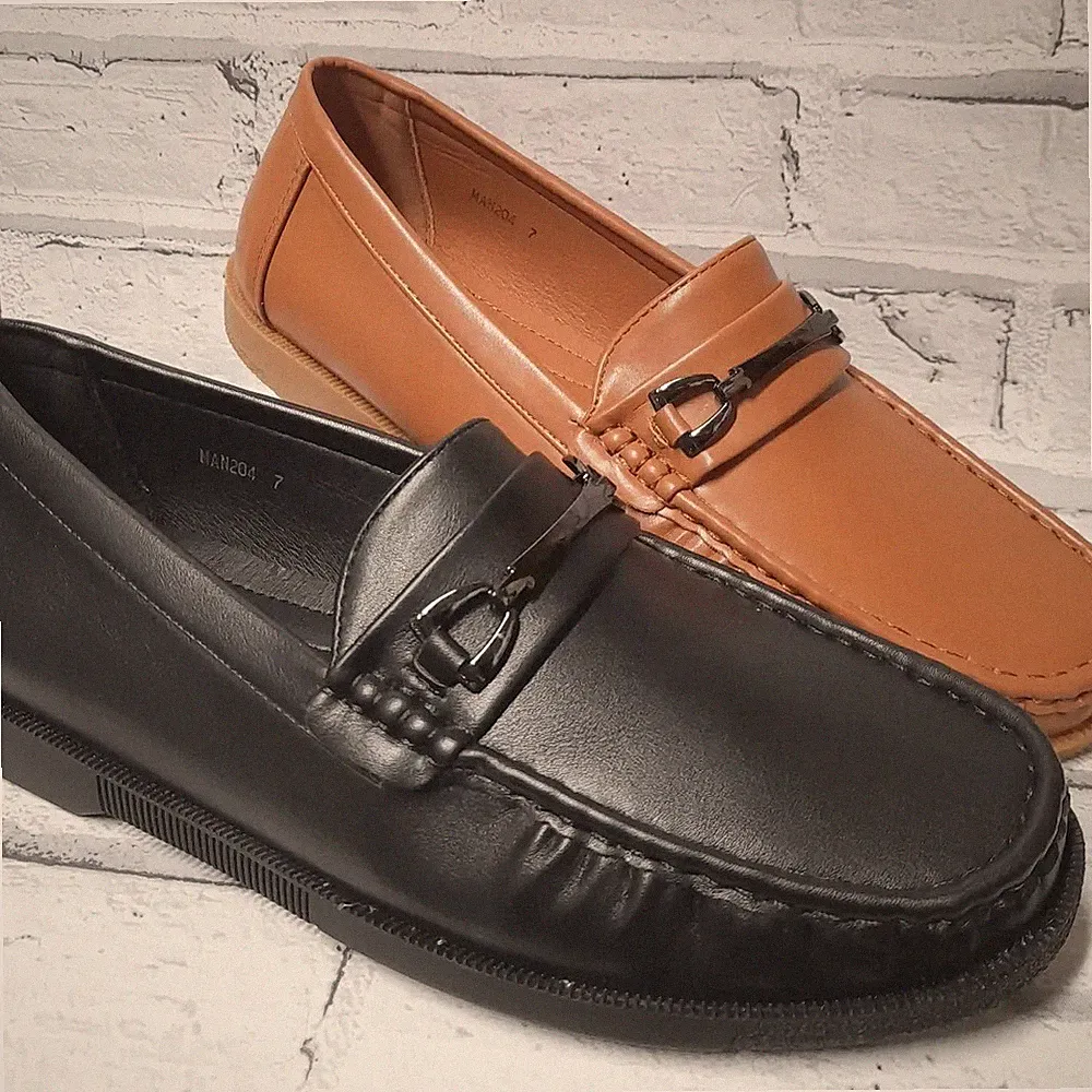 Herren Smart Freizeit Halbschuhe Slipper Fahren Formell Mokassins Bequem Bootsschuhe Größe